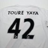 2009/10 Yaya Toure #42 Manchester City Vintage Umbro 3rd Football Shirt (XL) 48