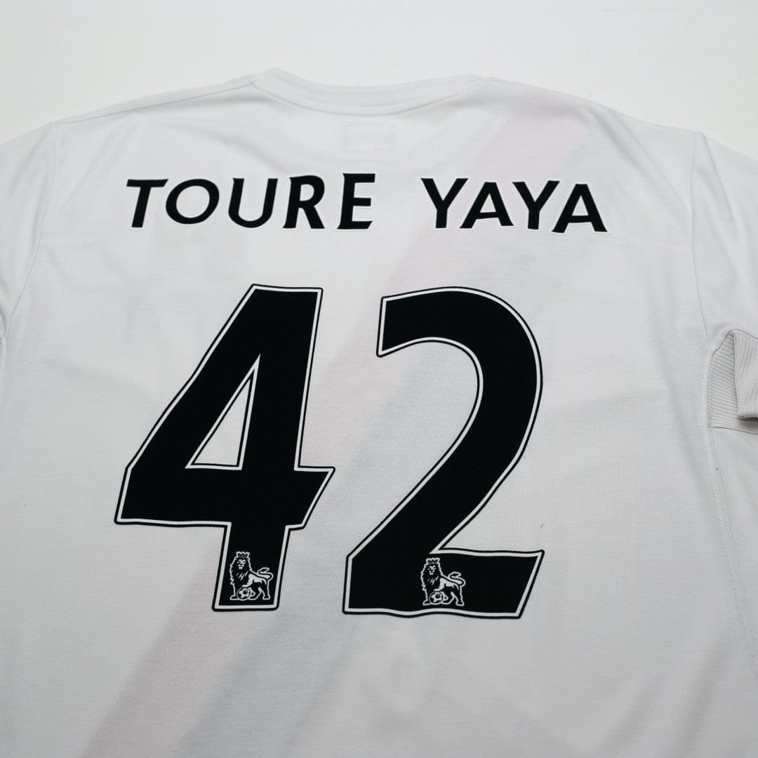 2009/10 Yaya Toure #42 Manchester City Vintage Umbro 3rd Football Shirt (XL) 48
