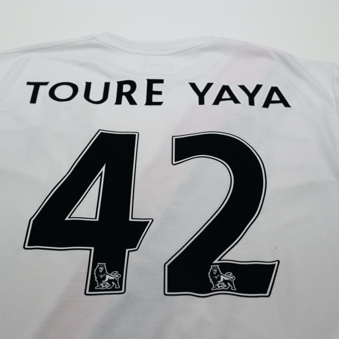 2009/10 Yaya Toure #42 Manchester City Vintage Umbro 3rd Football Shirt (XL) 48