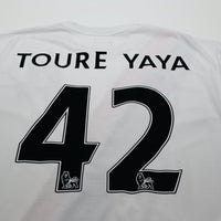 2009/10 Yaya Toure #42 Manchester City Vintage Umbro 3rd Football Shirt (XL) 48
