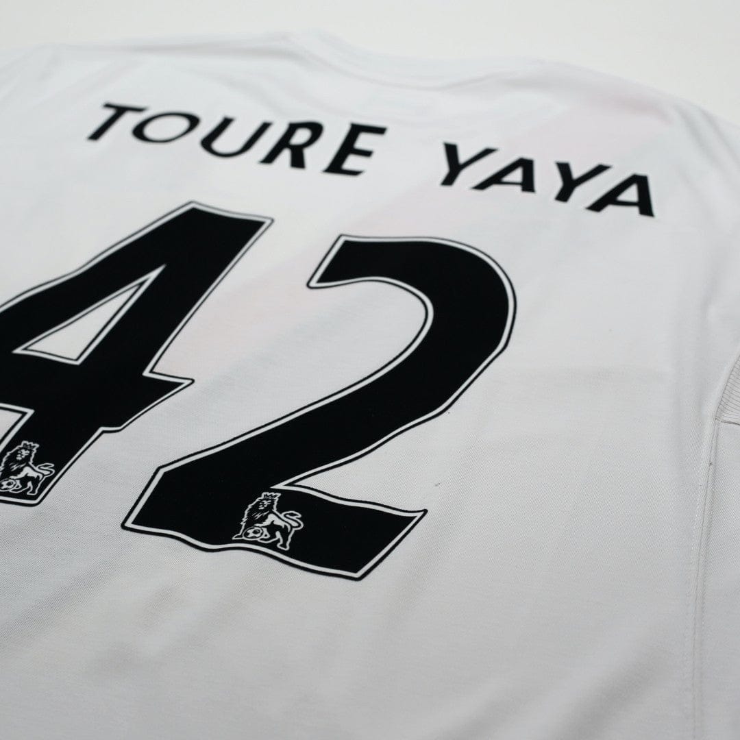 2009/10 Yaya Toure #42 Manchester City Vintage Umbro 3rd Football Shirt (XL) 48