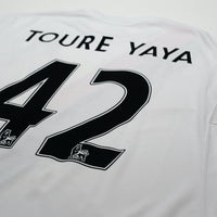 2009/10 Yaya Toure #42 Manchester City Vintage Umbro 3rd Football Shirt (XL) 48