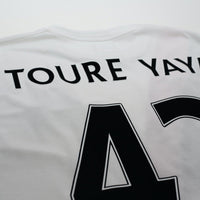 2009/10 Yaya Toure #42 Manchester City Vintage Umbro 3rd Football Shirt (XL) 48
