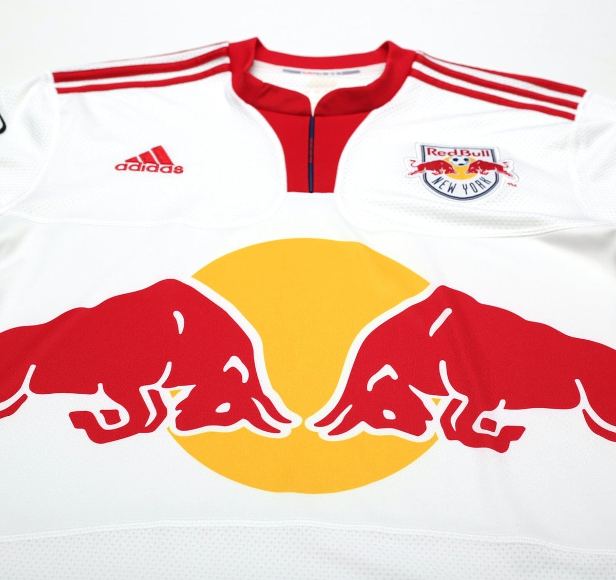 2009 NEW YORK RED BULLS Vintage adidas Home Football Soccer Shirt (L) MLS