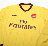 2010/11 ARTETA #8 Arsenal Vintage Nike L/S Away Football Shirt (L)