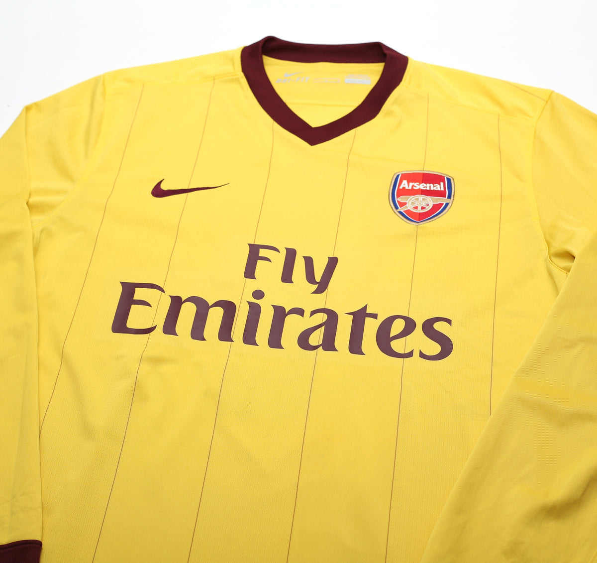 2010/11 ARTETA #8 Arsenal Vintage Nike L/S Away Football Shirt (L)