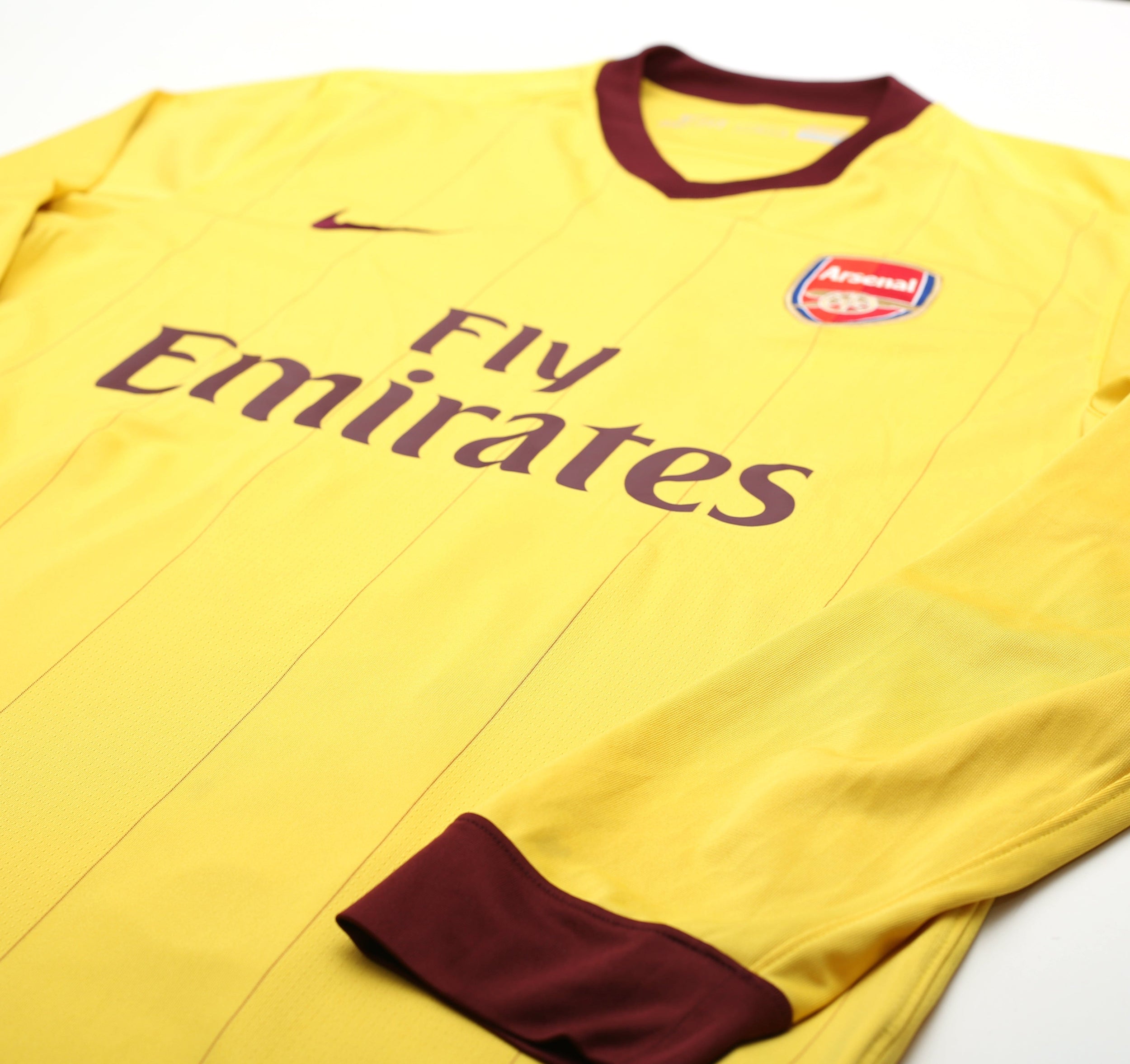 2010/11 ARTETA #8 Arsenal Vintage Nike L/S Away Football Shirt (L)