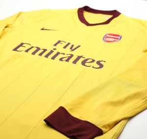 2010/11 ARTETA #8 Arsenal Vintage Nike L/S Away Football Shirt (L)