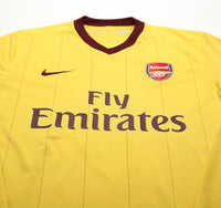 2010/11 ARTETA #8 Arsenal Vintage Nike L/S Away Football Shirt (L)