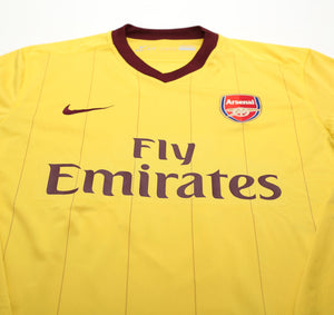 2010/11 ARTETA #8 Arsenal Vintage Nike L/S Away Football Shirt (L)