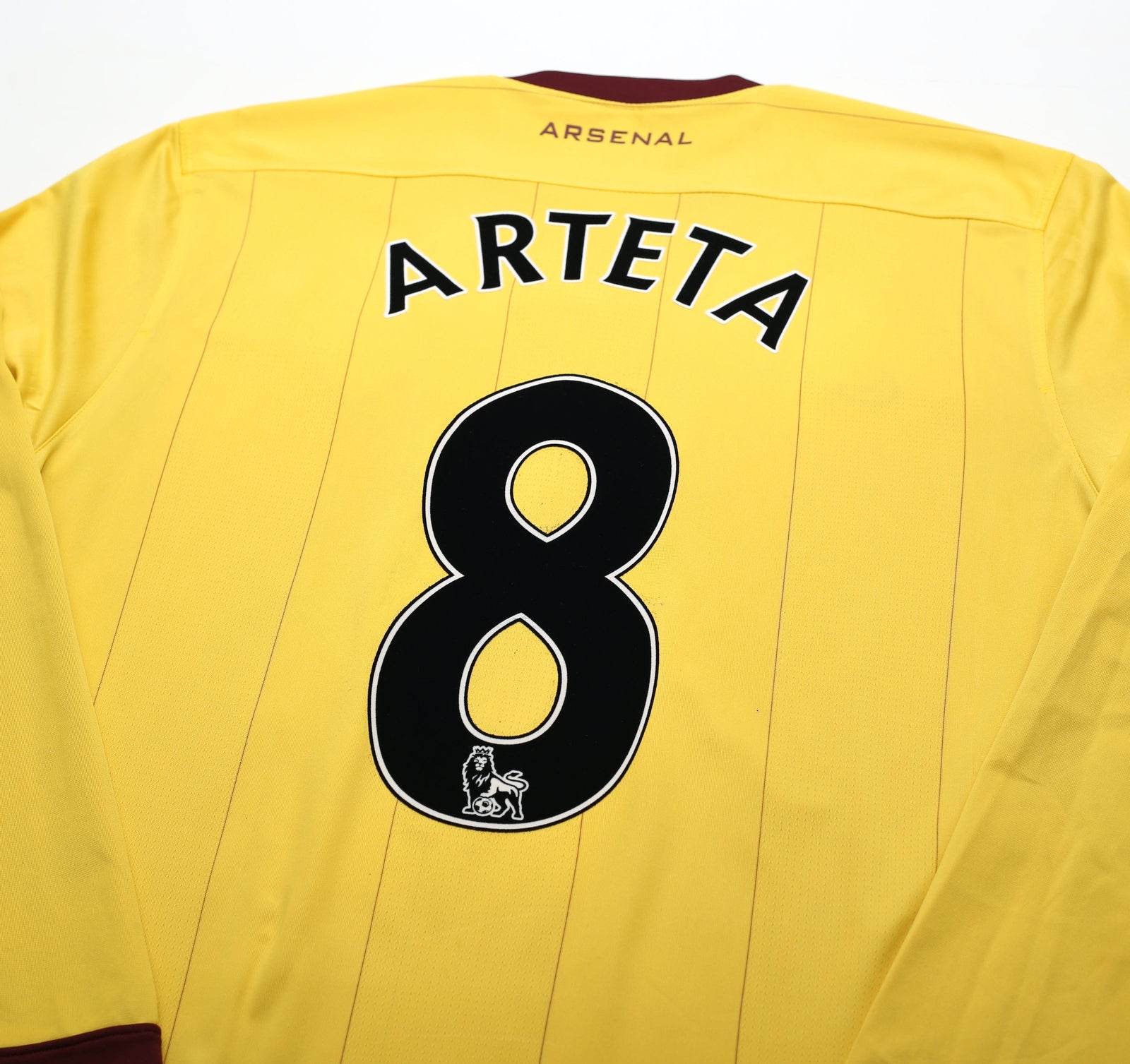 2010/11 ARTETA #8 Arsenal Vintage Nike L/S Away Football Shirt (L)