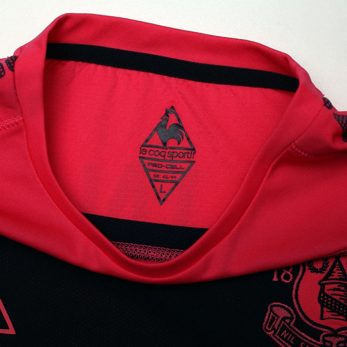 2010/11 Baines #3 Everton Vintage le coq sportif Away Football Shirt (L)