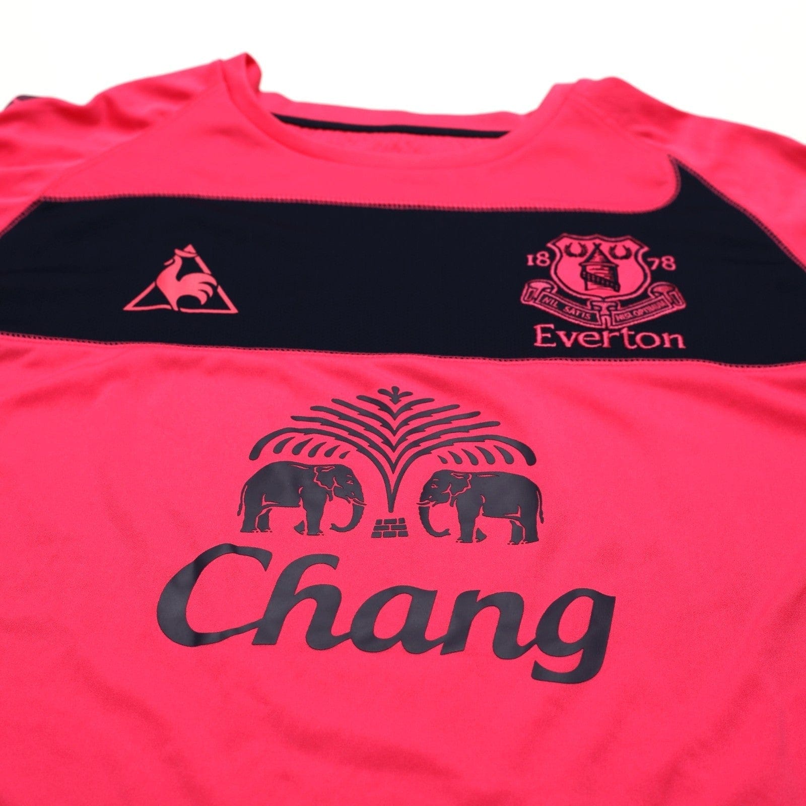 2010/11 Baines #3 Everton Vintage le coq sportif Away Football Shirt (L)