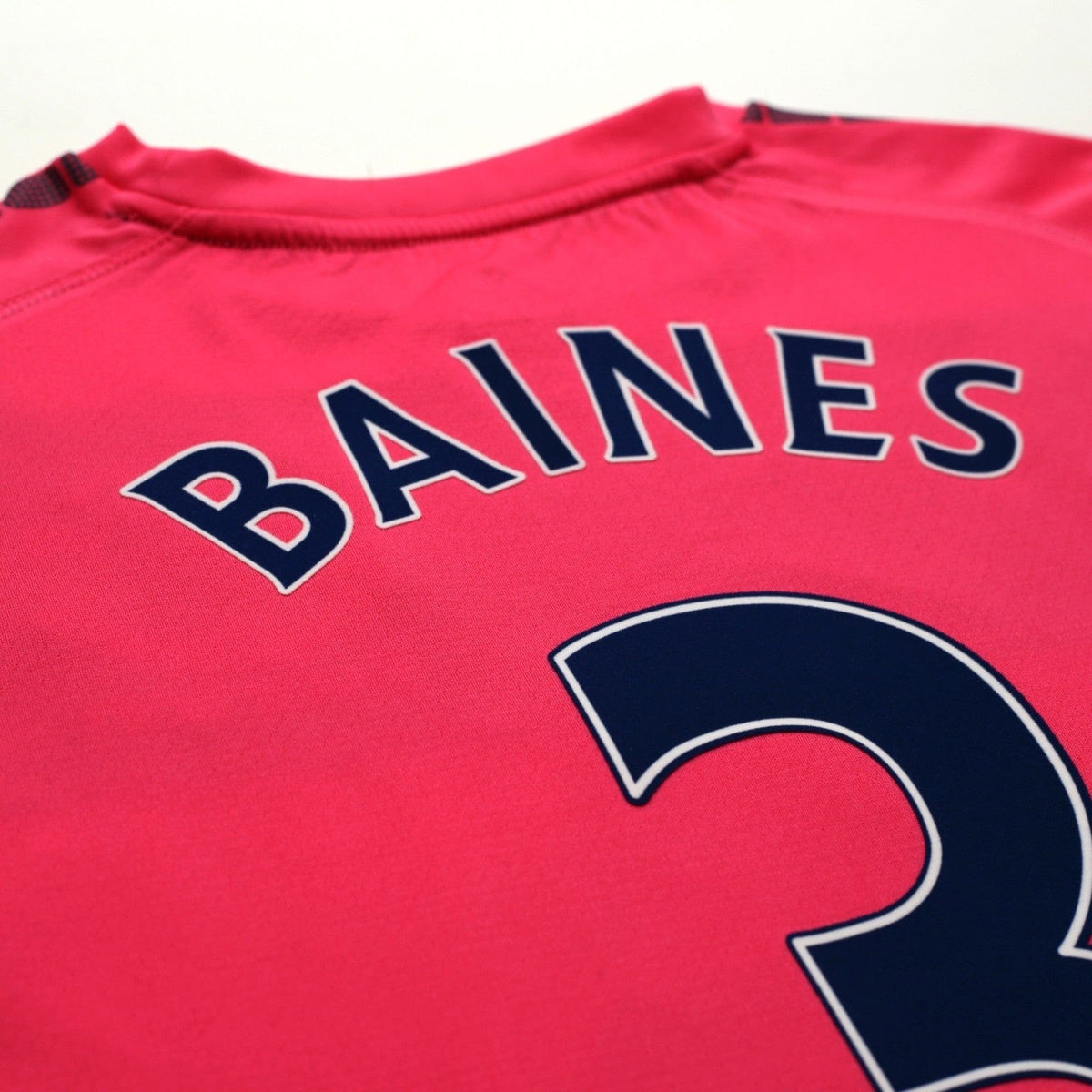 2010/11 Baines #3 Everton Vintage le coq sportif Away Football Shirt (L)