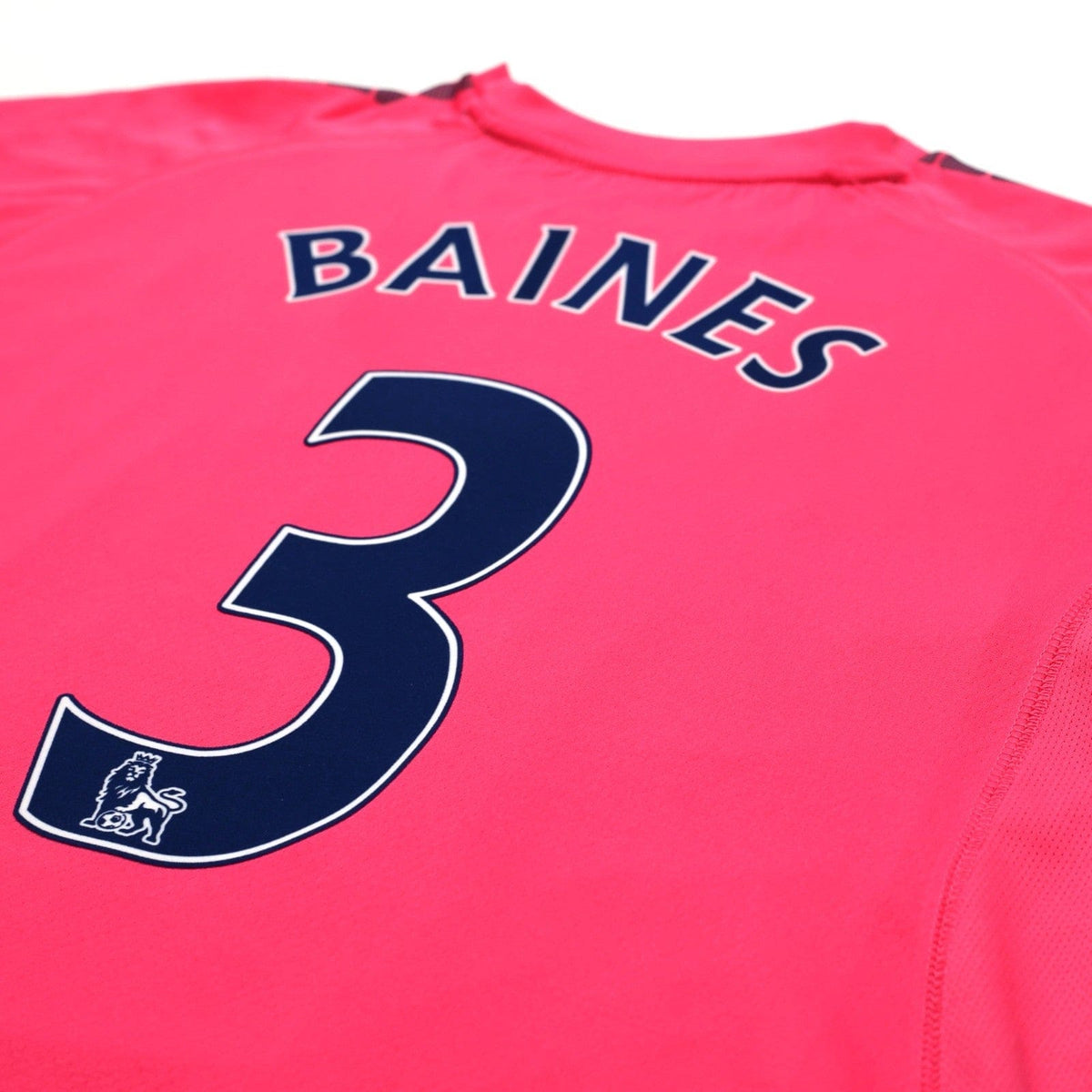 2010/11 Baines #3 Everton Vintage le coq sportif Away Football Shirt (L)