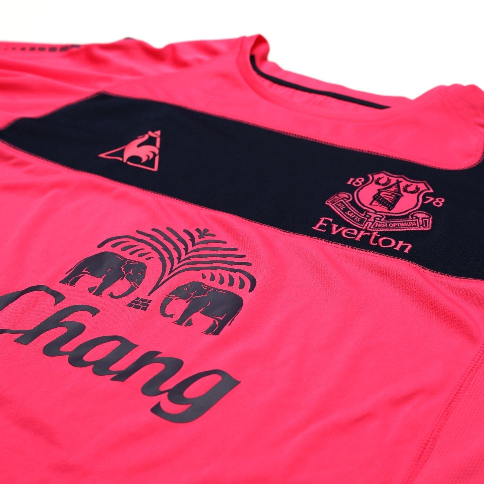 2010/11 Baines #3 Everton Vintage le coq sportif Away Football Shirt (L)