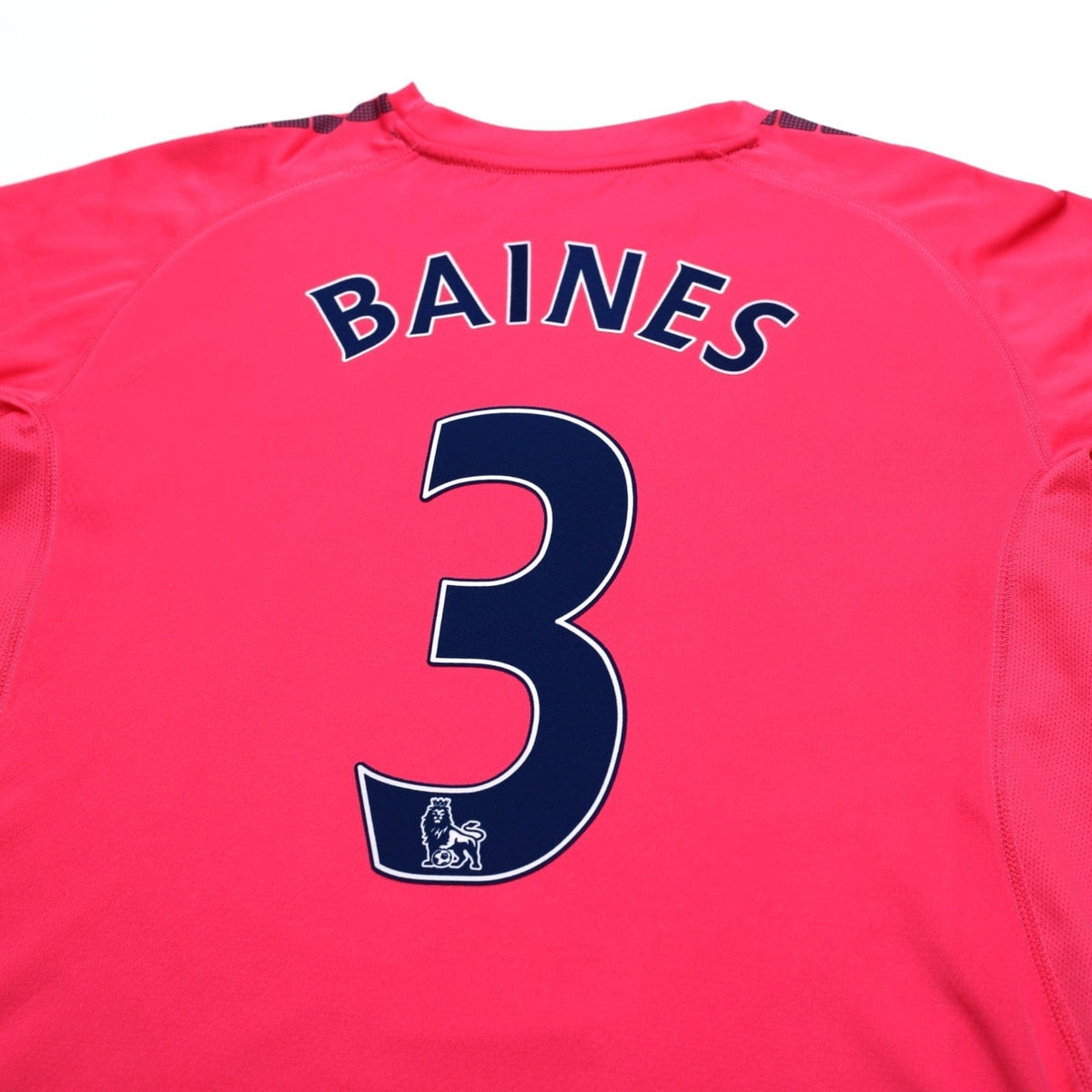 2010/11 Baines #3 Everton Vintage le coq sportif Away Football Shirt (L)