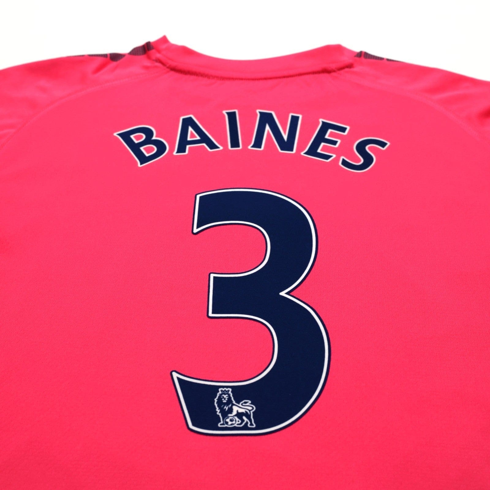 2010/11 Baines #3 Everton Vintage le coq sportif Away Football Shirt (L)