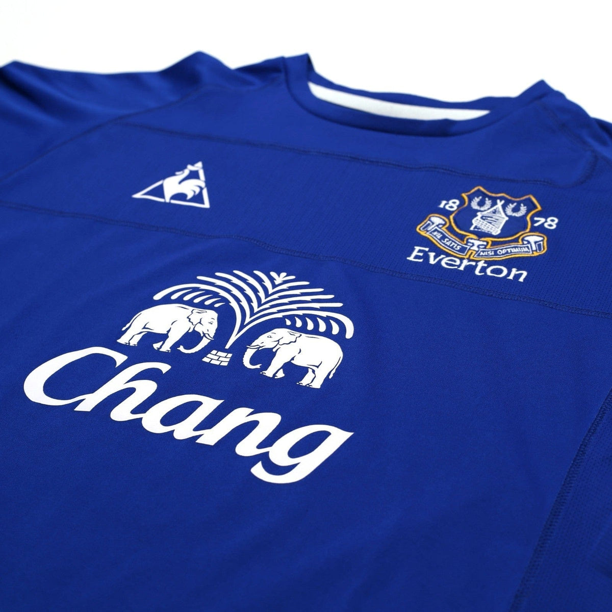 2010/11 Baines #3 Everton Vintage le coq sportif Home Football Shirt (L)