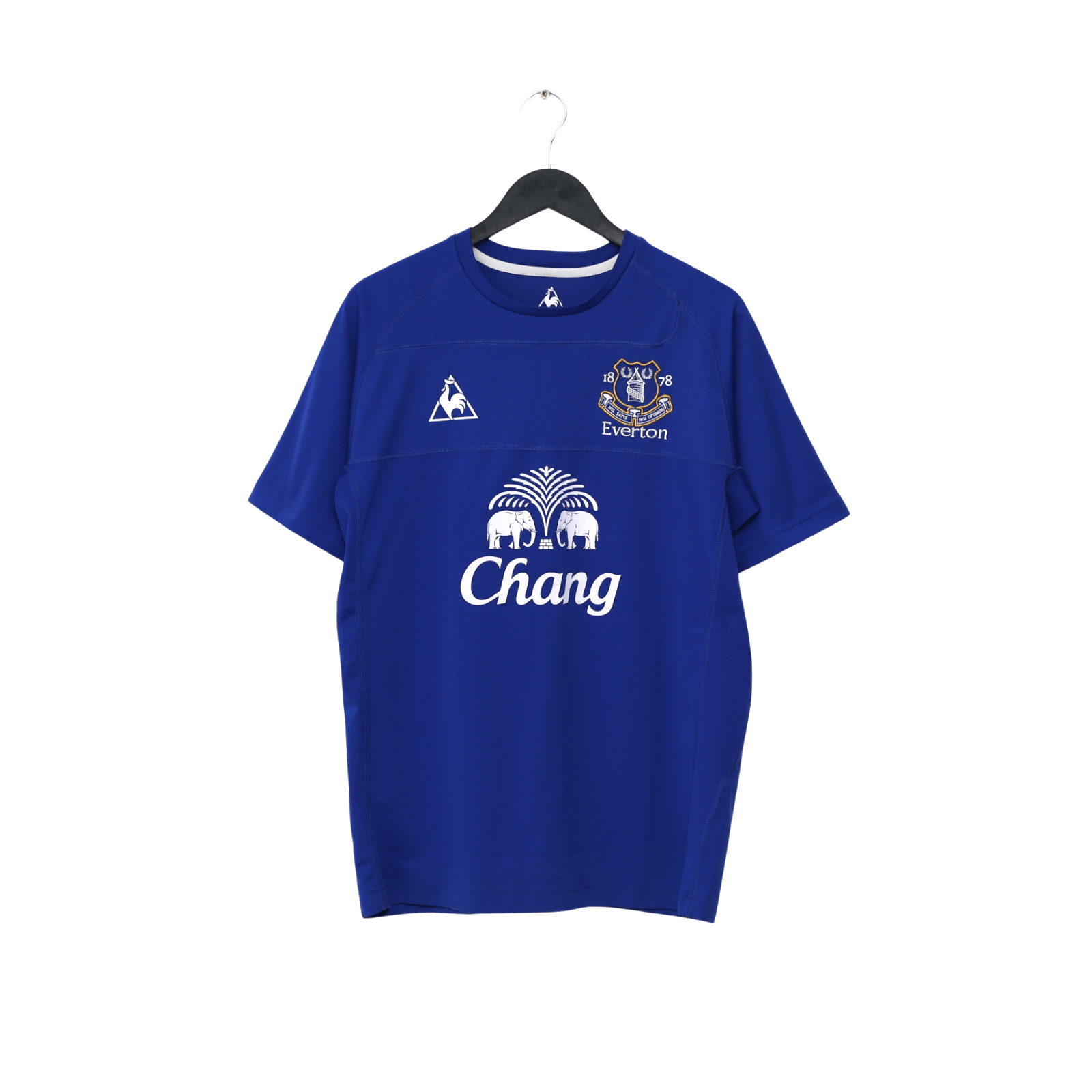 2010/11 Baines #3 Everton Vintage le coq sportif Home Football Shirt (L)