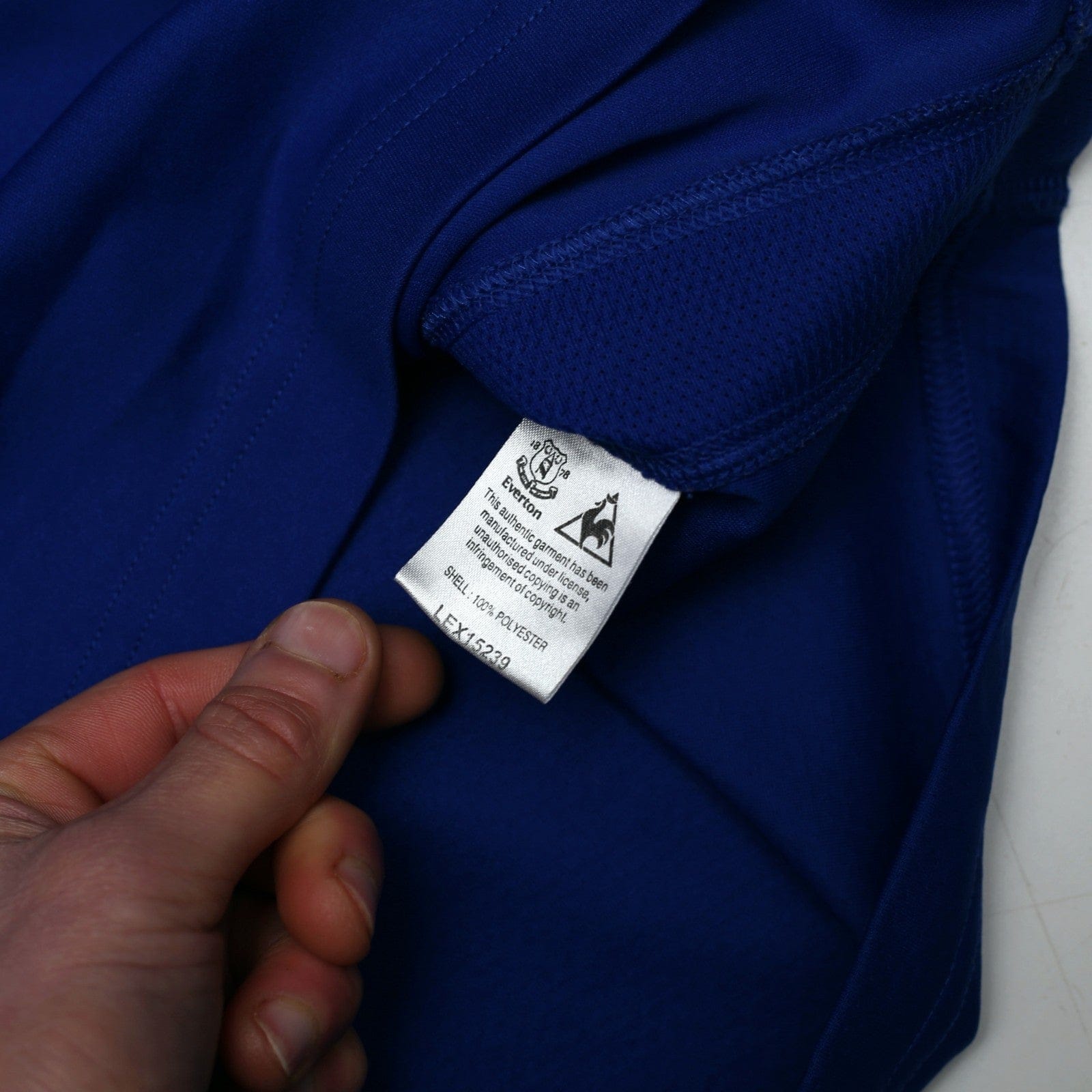 2010/11 Baines #3 Everton Vintage le coq sportif Home Football Shirt (L)