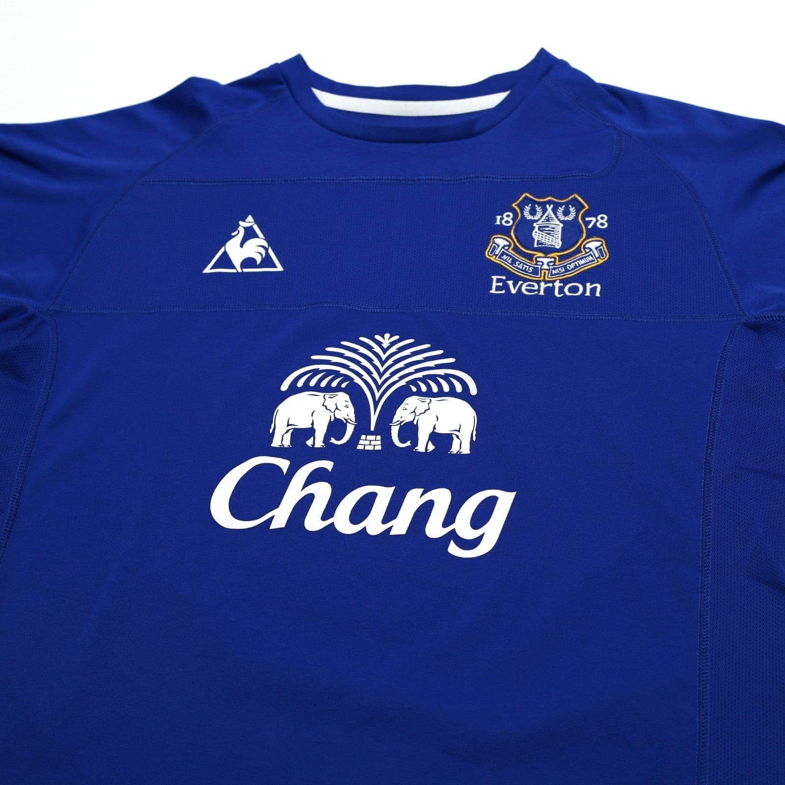 2010/11 Baines #3 Everton Vintage le coq sportif Home Football Shirt (L)