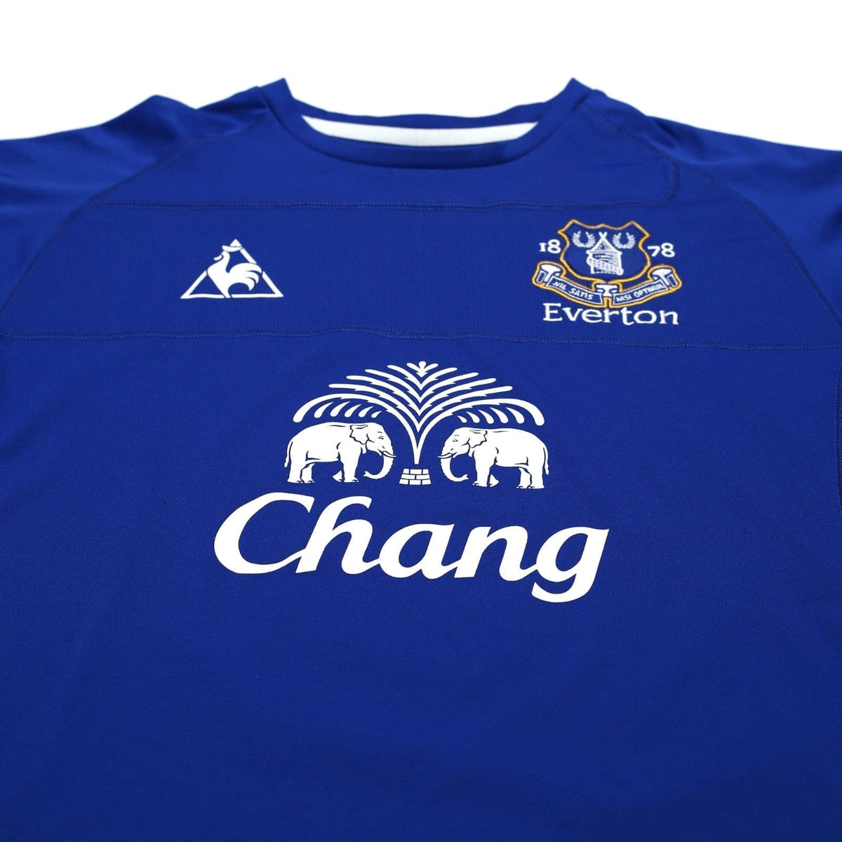 2010/11 Baines #3 Everton Vintage le coq sportif Home Football Shirt (L)