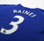 2010/11 BAINES #3 Everton Vintage le coq sportif Home Football Shirt (L)