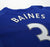 2010/11 BAINES #3 Everton Vintage le coq sportif Home Football Shirt (L)