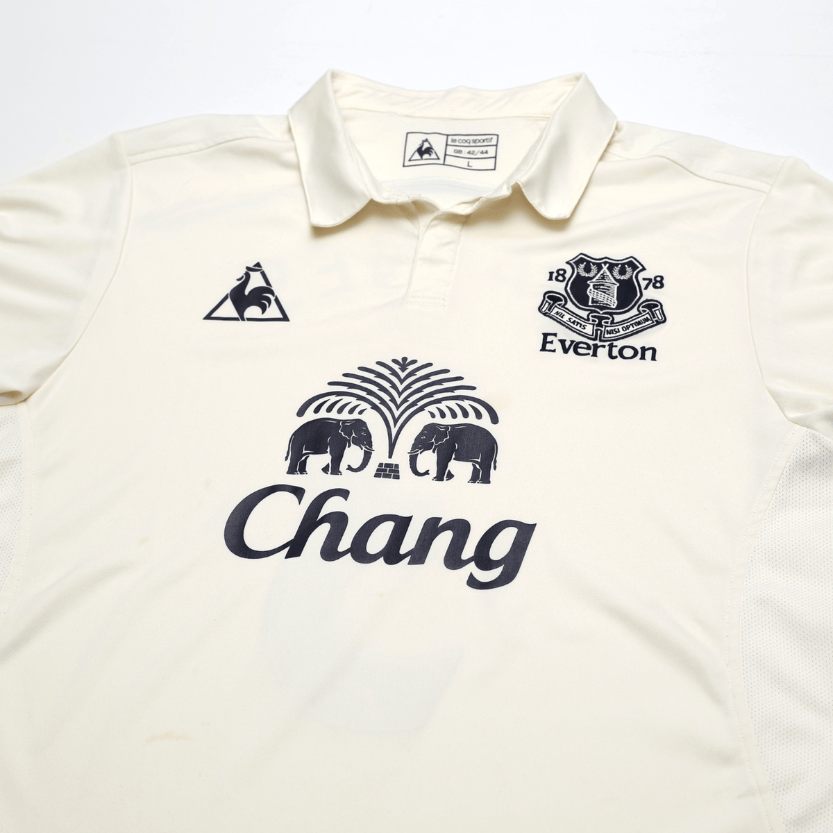 2010/11 Baines #3 Everton Vintage le coq sportif Third Football Shirt (L)