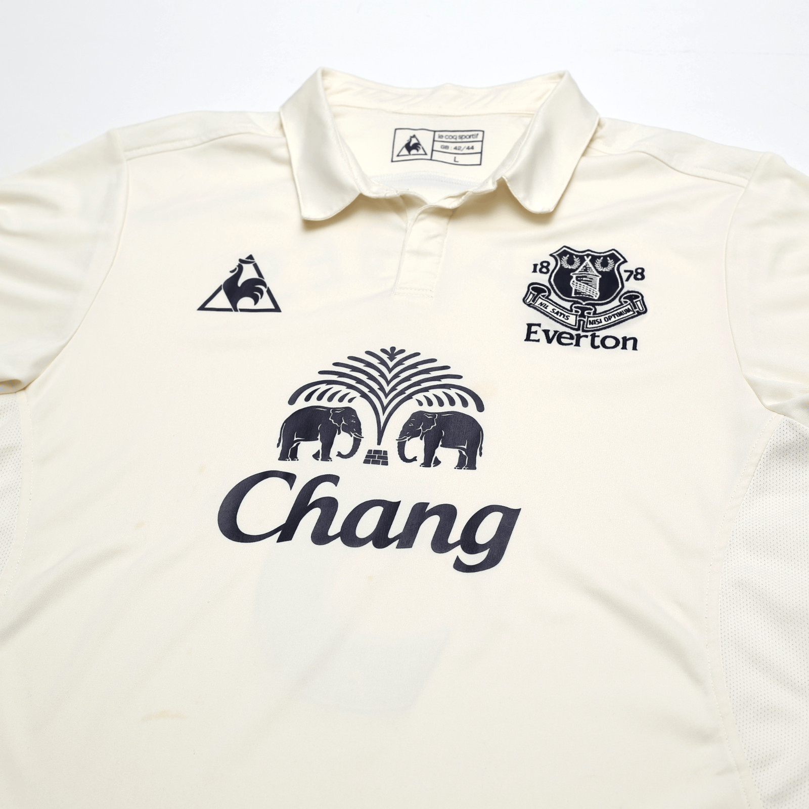 2010/11 Baines #3 Everton Vintage le coq sportif Third Football Shirt (L)