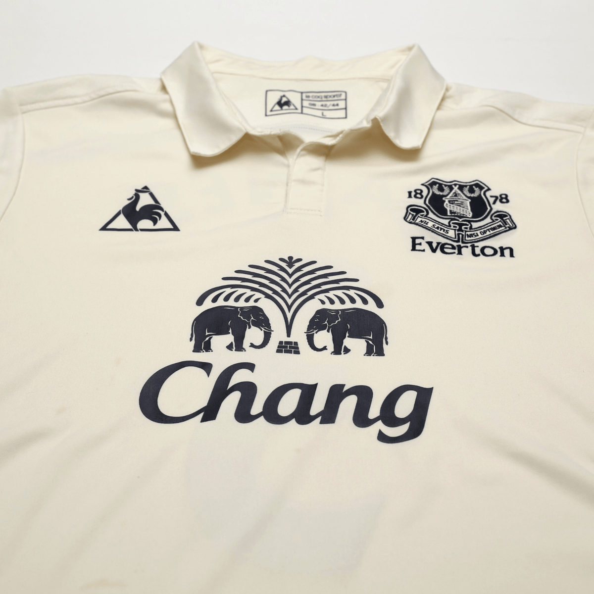 2010/11 Baines #3 Everton Vintage le coq sportif Third Football Shirt (L)