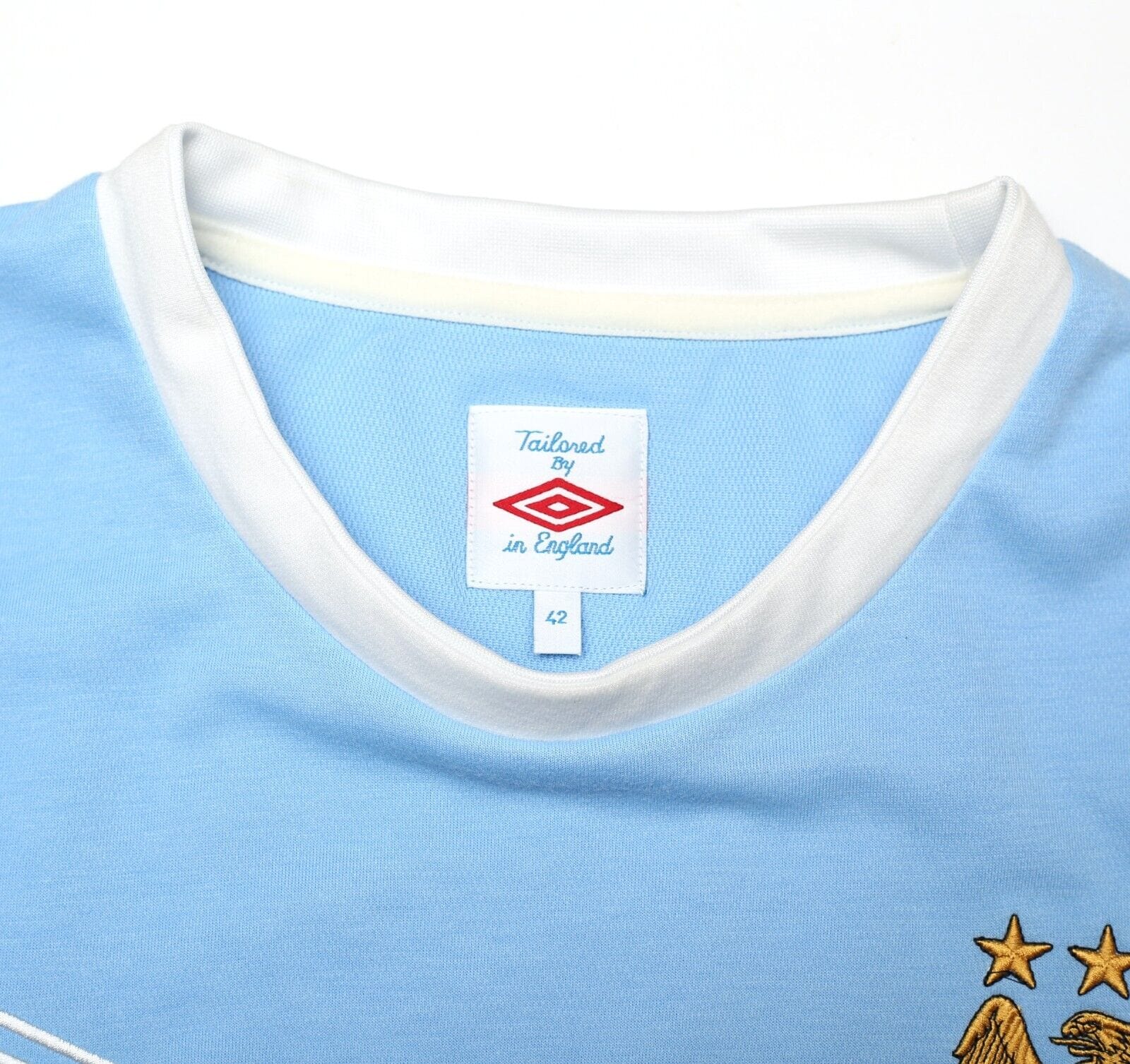 2010/11 BALOTELLI #45 Manchester City Vintage Umbro Football Shirt (L)