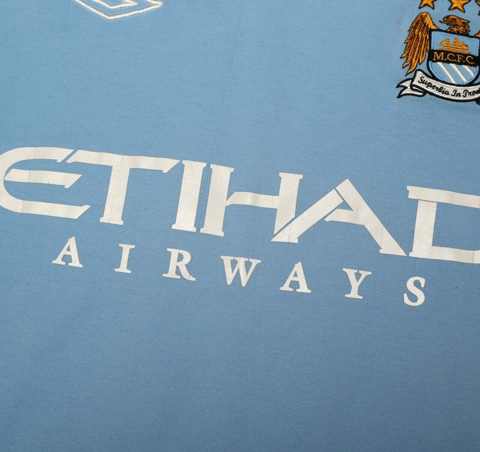 2010/11 BALOTELLI #45 Manchester City Vintage Umbro Home Football Shirt (L) 44