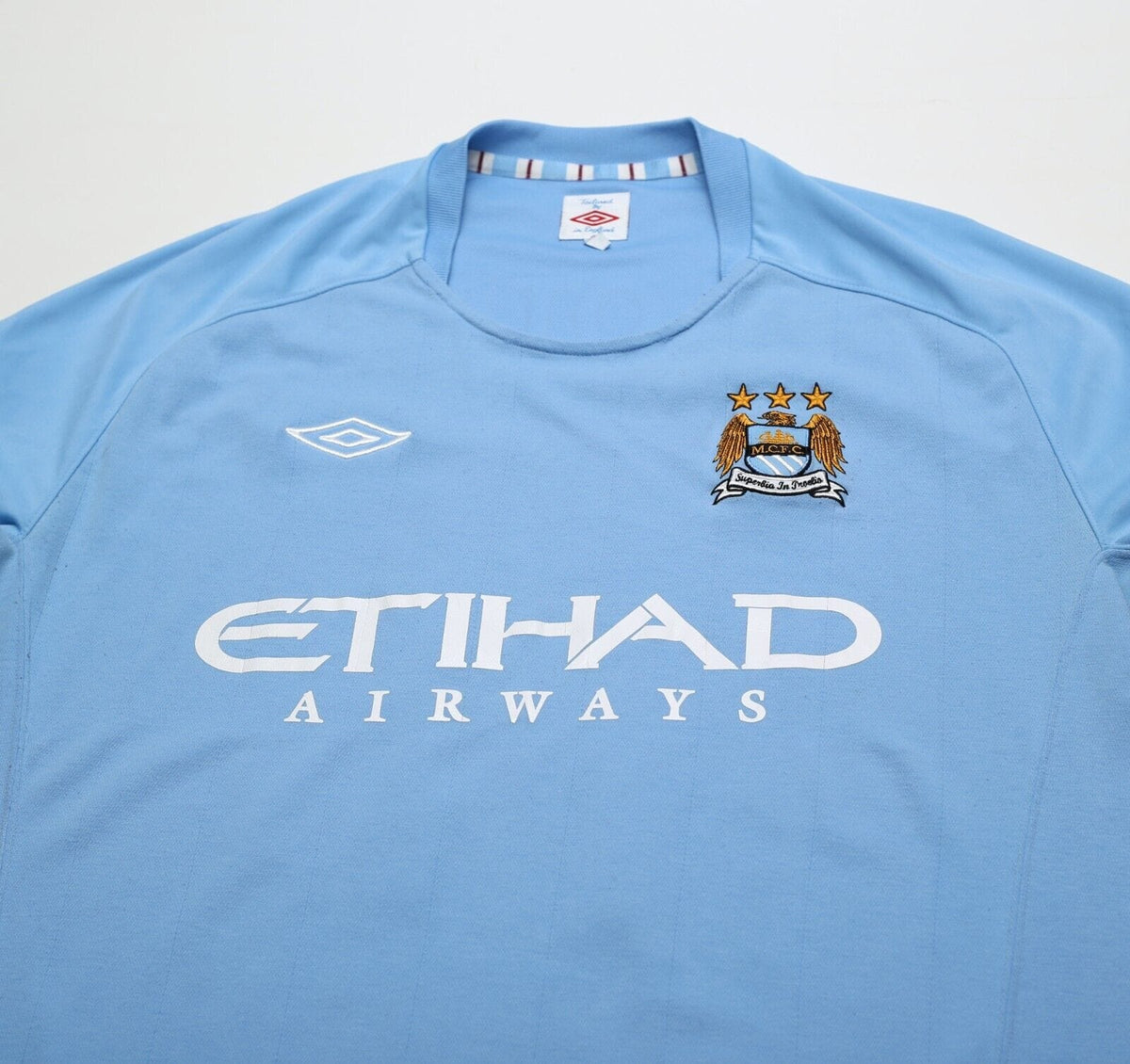 2010/11 BALOTELLI #45 Manchester City Vintage Umbro Home Football Shirt (L) 44