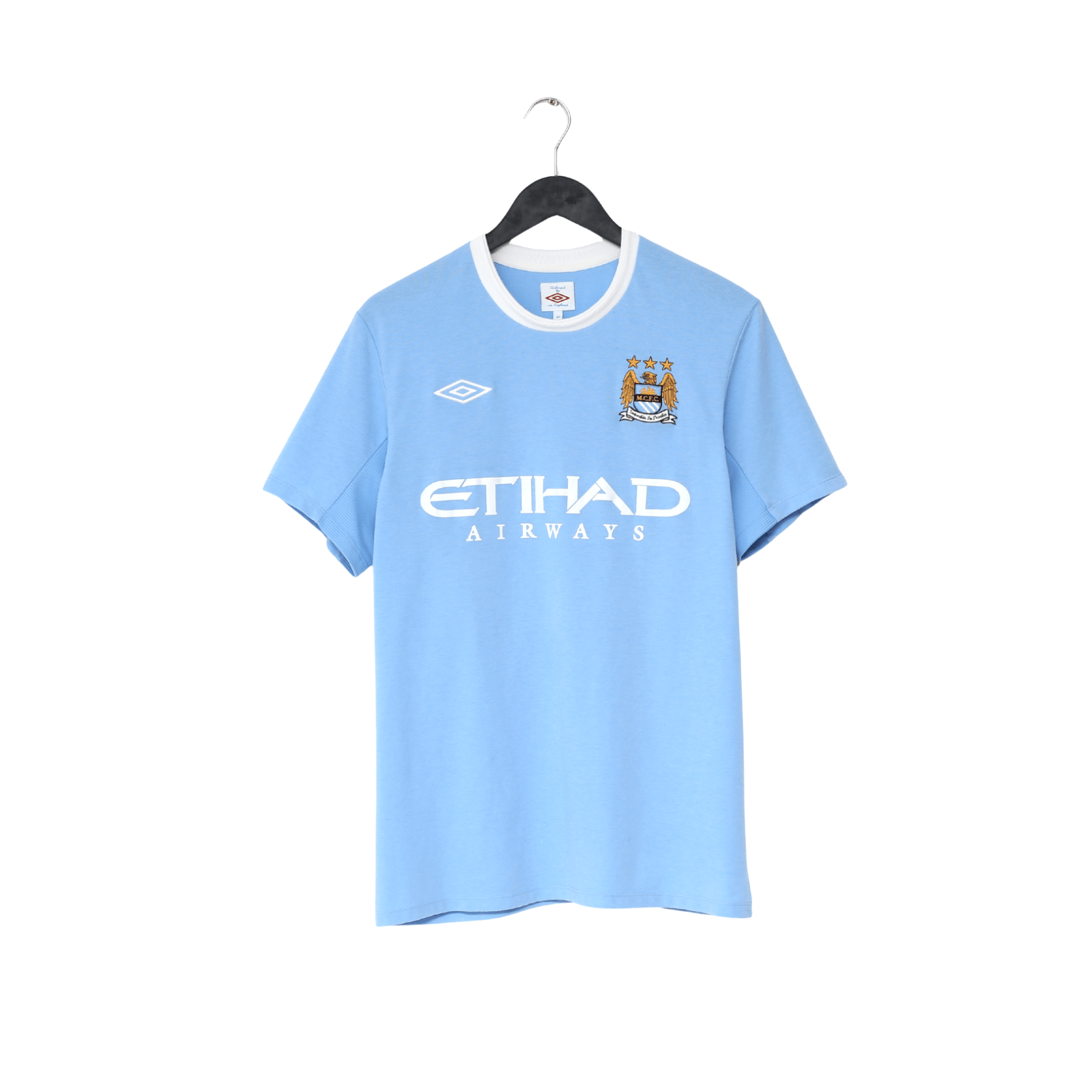 2010/11 BALOTELLI #45 Manchester City Vintage Umbro Home Football Shirt (M) 40