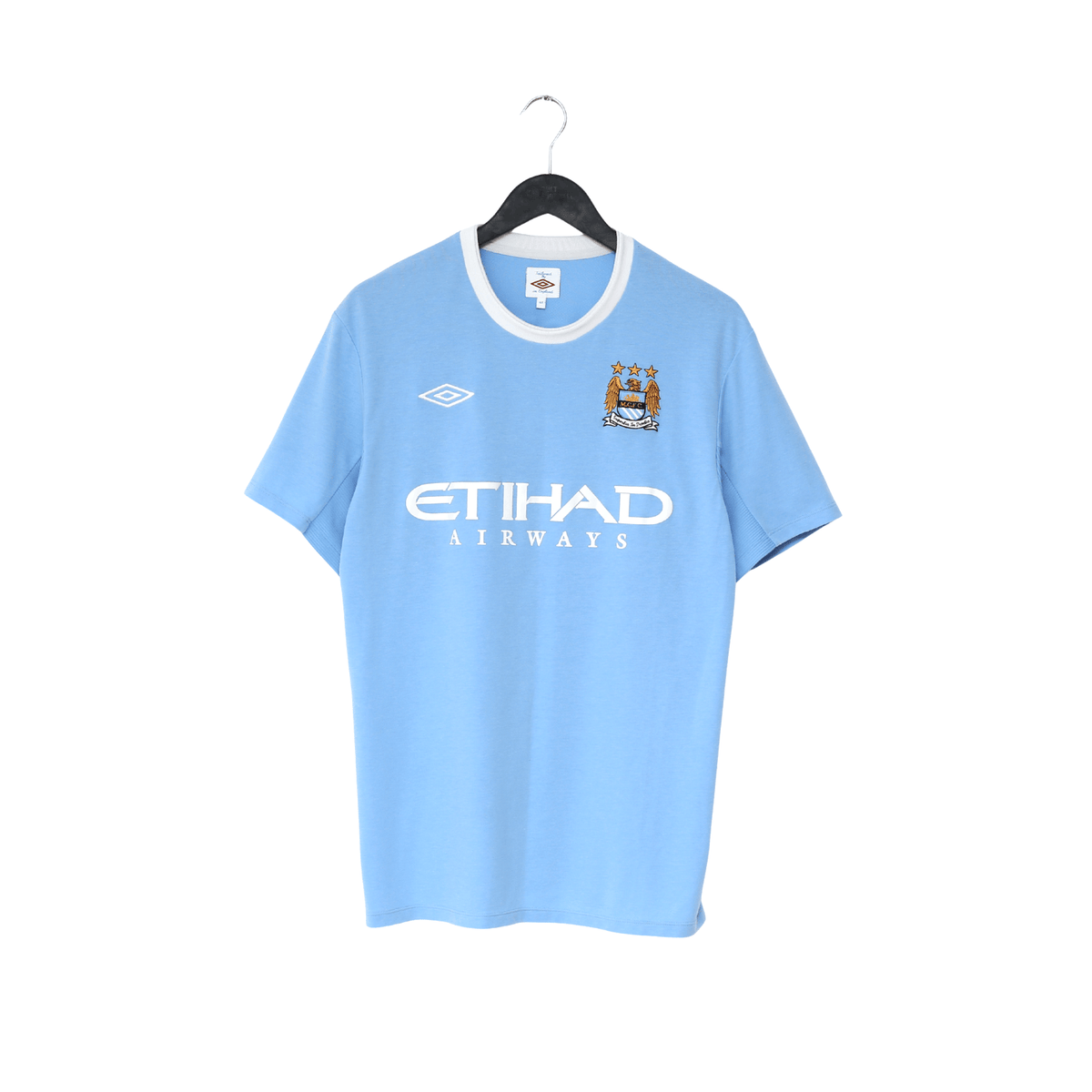 2010/11 BALOTELLI #45 Manchester City Vintage Umbro Home Football Shirt (M/L) 42