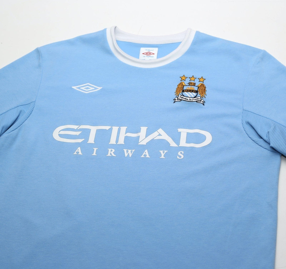 2010/11 BALOTELLI #45 Manchester City Vintage Umbro Home Football Shirt (M/L) 42