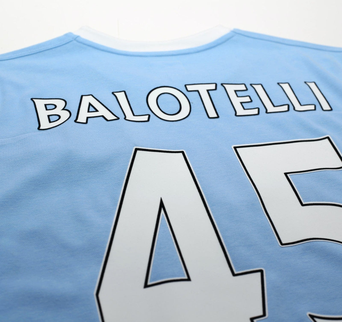 2010/11 BALOTELLI #45 Manchester City Vintage Umbro Home Football Shirt (M/L) 42