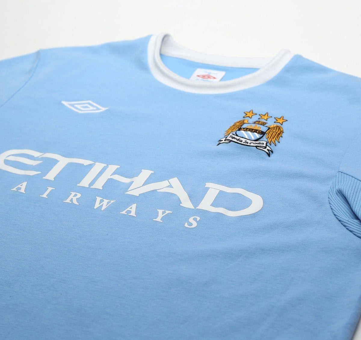 2010/11 BALOTELLI #45 Manchester City Vintage Umbro Home Football Shirt (M/L) 42