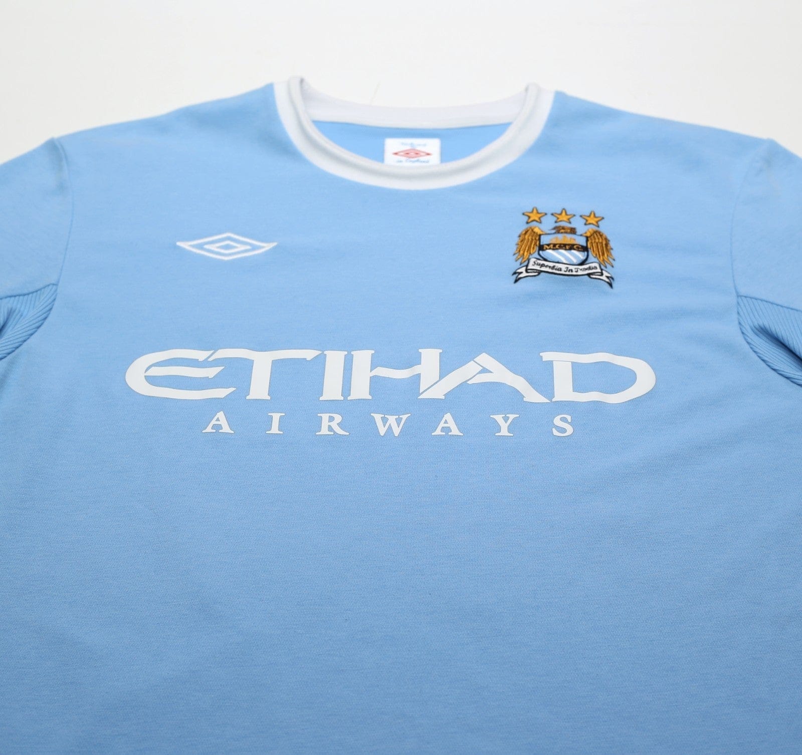 2010/11 BALOTELLI #45 Manchester City Vintage Umbro Home Football Shirt (M/L) 42