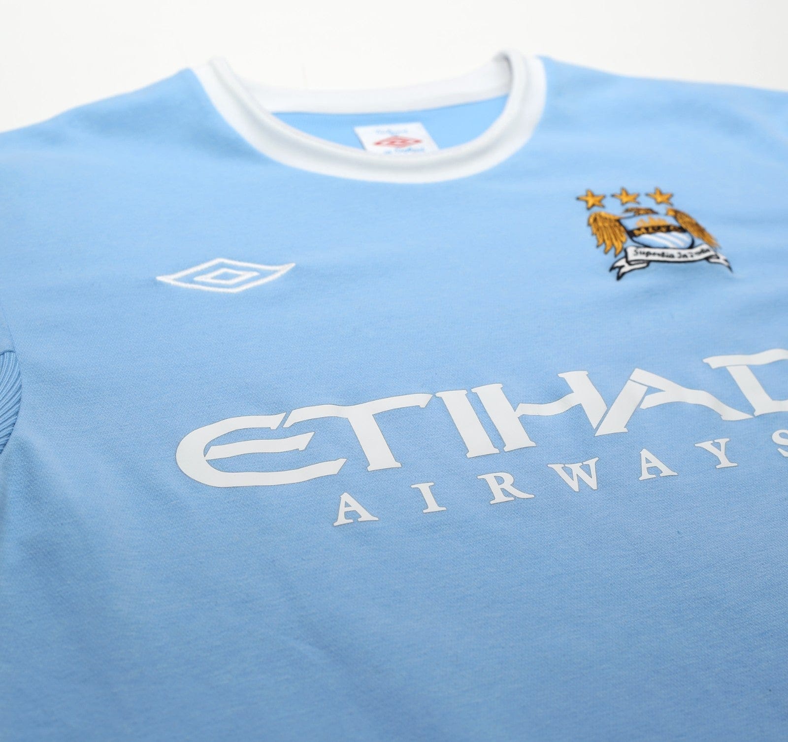 2010/11 BALOTELLI #45 Manchester City Vintage Umbro Home Football Shirt (M/L) 42