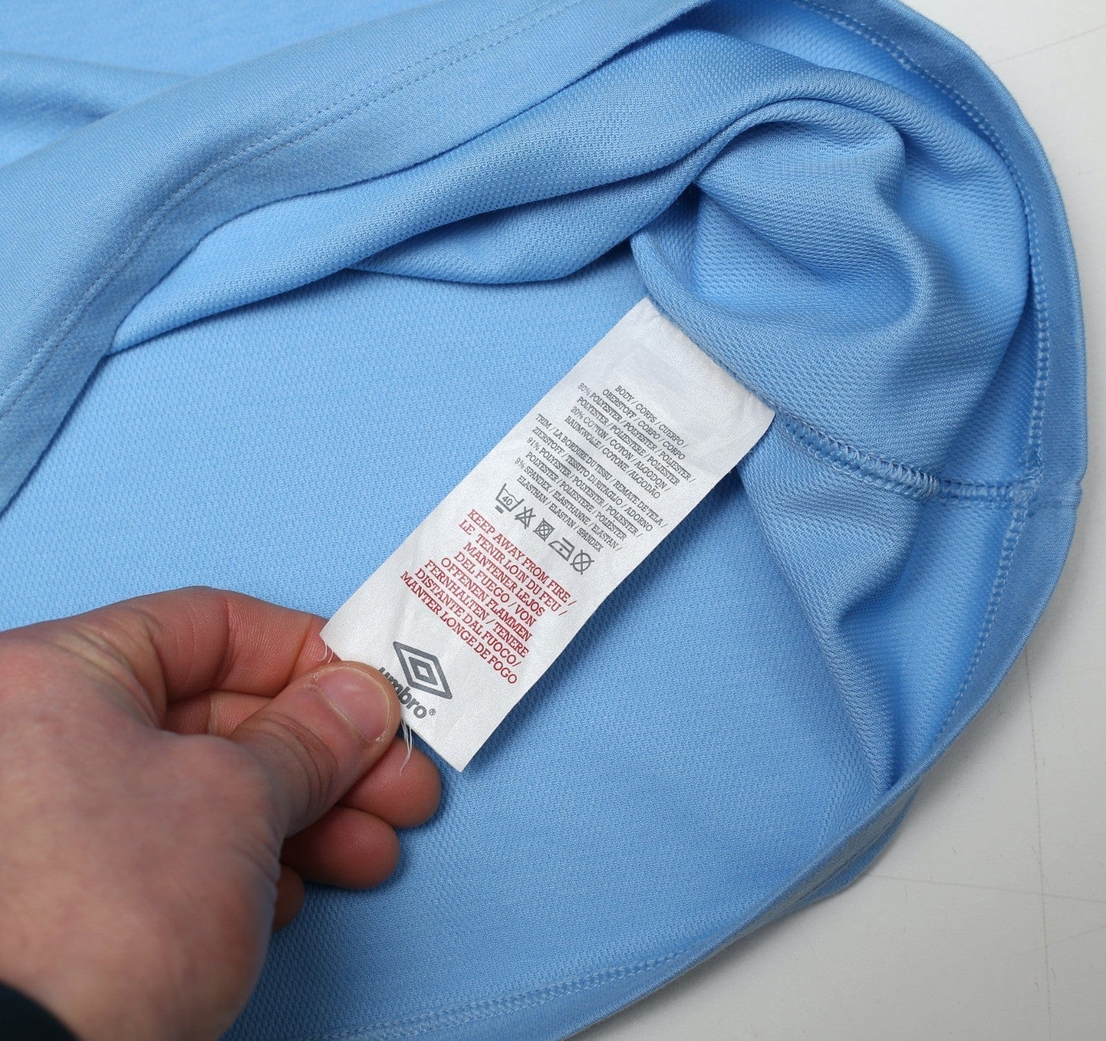 2010/11 BALOTELLI #45 Manchester City Vintage Umbro Home Football Shirt (S) 38