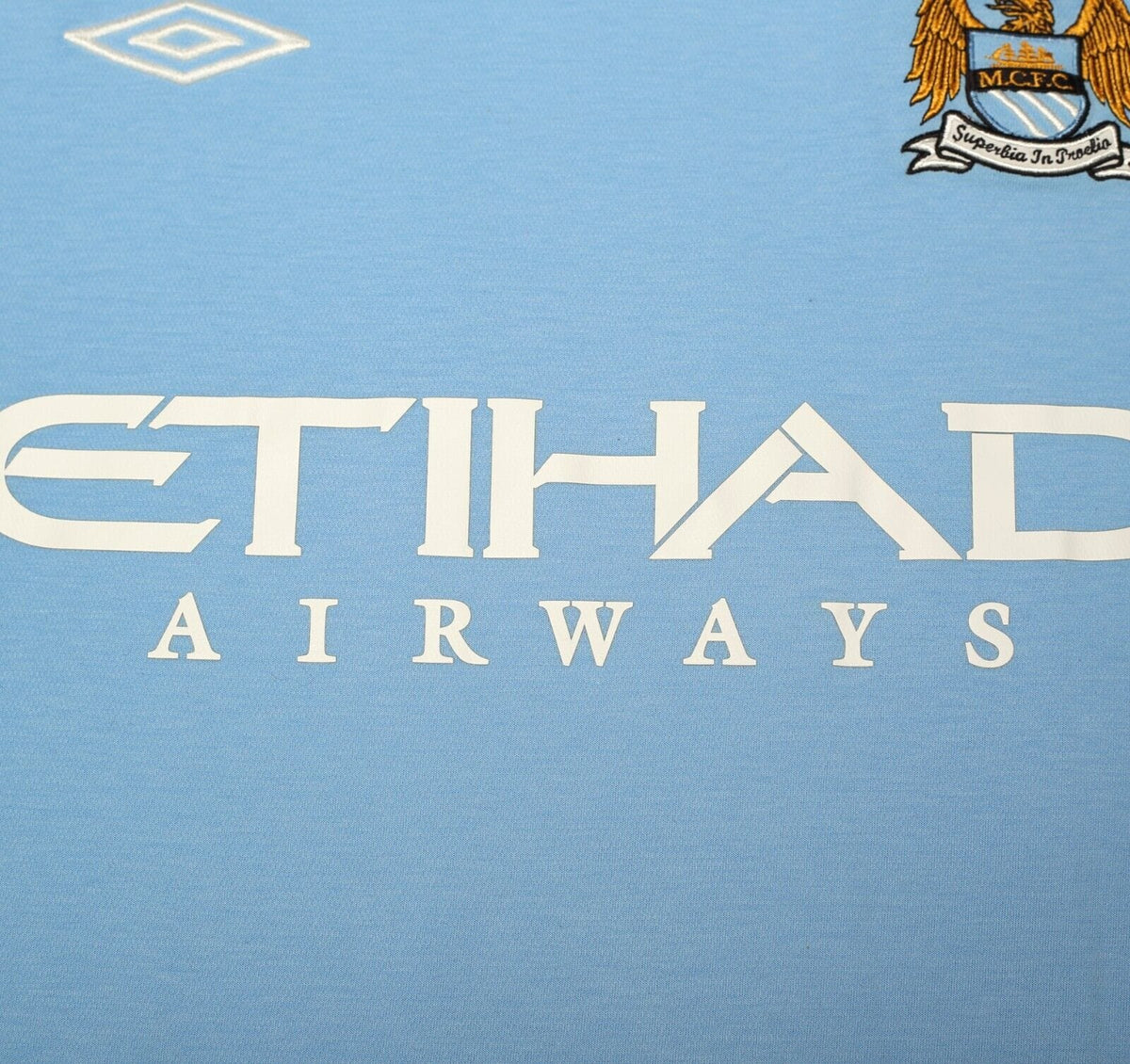 2010/11 BALOTELLI #45 Manchester City Vintage Umbro Home Football Shirt (XL) 44