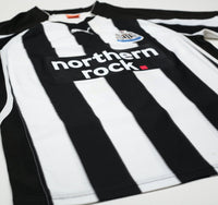 2010/11 BEN ARFA #37 Newcastle United Vintage PUMA Home Football Shirt (M)