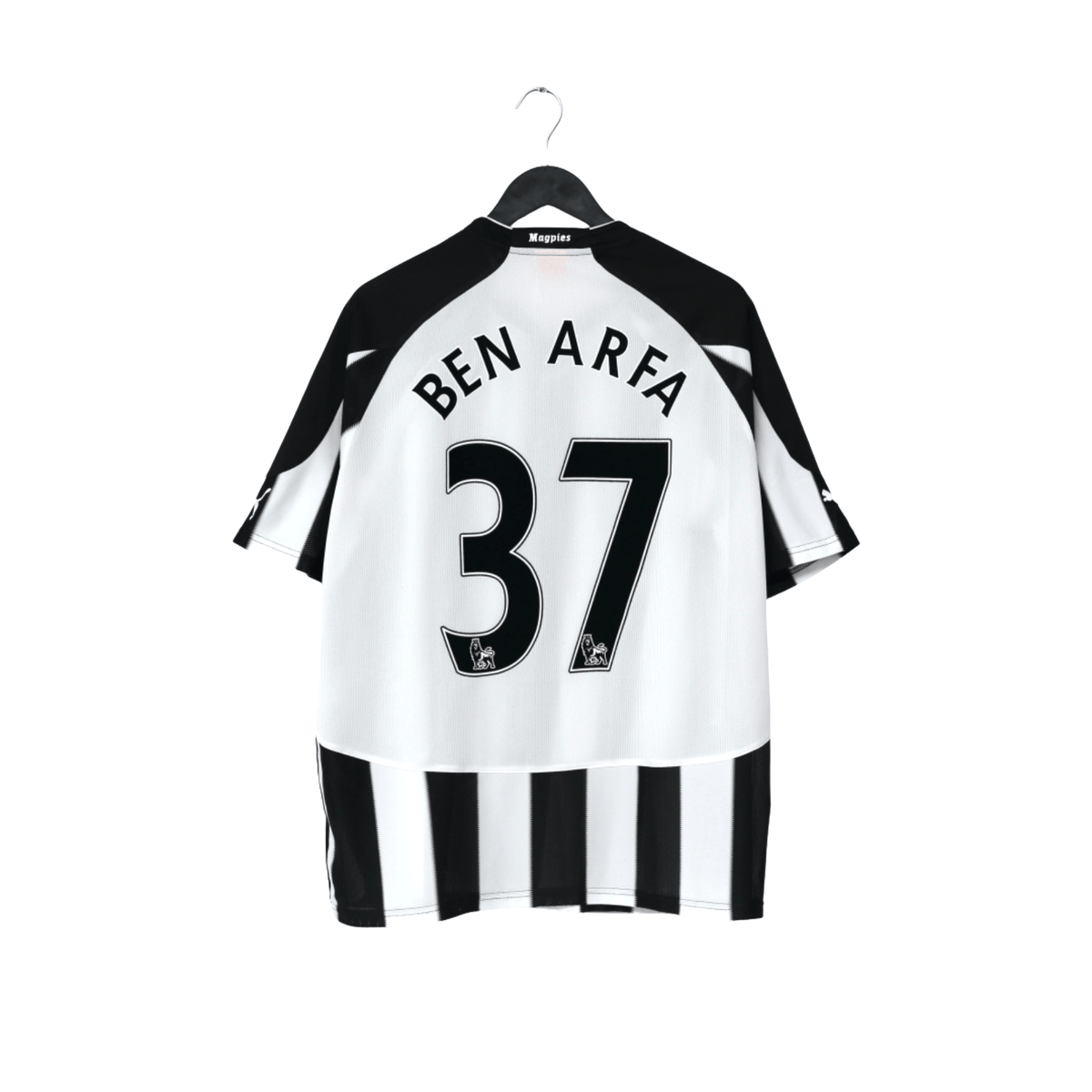 2010/11 Ben Arfa #37 Newcastle United Vintage PUMA Home Football Shirt (XL)