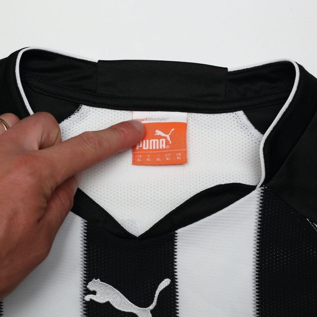 2010/11 Ben Arfa #37 Newcastle United Vintage PUMA Home Football Shirt (XL)