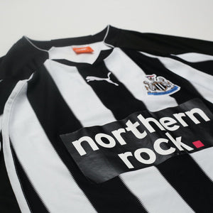 2010/11 Ben Arfa #37 Newcastle United Vintage PUMA LS Home Football Shirt (M)