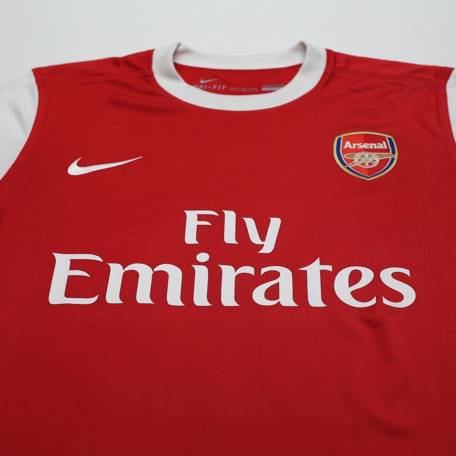2010/11  Bendtner #52 Arsenal Vintage Nike Home Football Shirt (M)