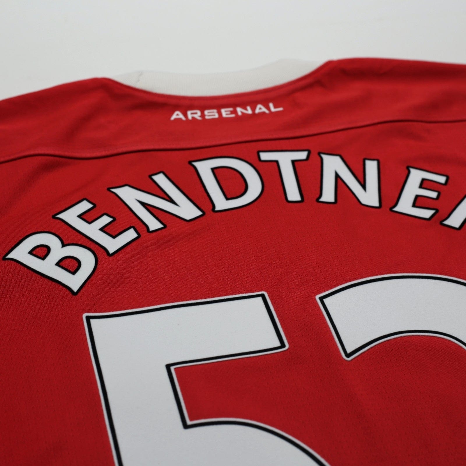 2010/11  Bendtner #52 Arsenal Vintage Nike Home Football Shirt (M)
